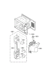 Latch Board Parts parts for Kenmore Microwave 721.63999303 (72163999303, 721 63999303) from AppliancePartsPros.com