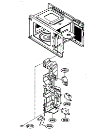 Suction Guide Parts parts for Kenmore Microwave 721.64002300 (72164002300, 721 64002300) from AppliancePartsPros.com