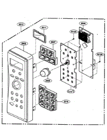 Controller Parts parts for Kenmore Microwave 721.64282300 (72164282300, 721 64282300) from AppliancePartsPros.com