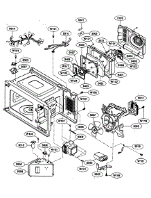 Oven Interior Parts parts for Kenmore Microwave 721.64282300 (72164282300, 721 64282300) from AppliancePartsPros.com