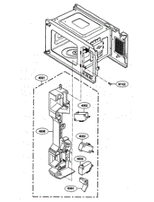 Latch Board parts for Kenmore Microwave 721.64282301 (72164282301, 721 64282301) from AppliancePartsPros.com