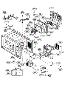 Oven Interior Parts parts for Kenmore Microwave 721.64283300 (72164283300, 721 64283300) from AppliancePartsPros.com