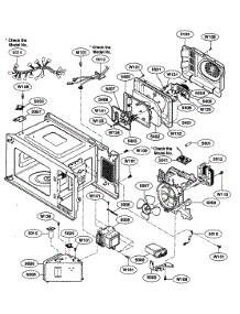 Interior Parts parts for Kenmore Microwave 721.64283301 (72164283301, 721 64283301) from AppliancePartsPros.com