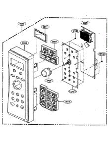 Controller Parts parts for Kenmore Microwave 721.64289300 (72164289300, 721 64289300) from AppliancePartsPros.com
