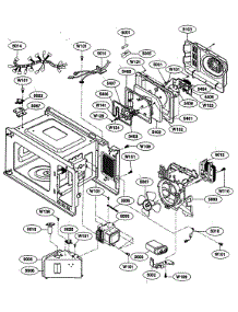 Oven Interior Parts parts for Kenmore Microwave 721.64289300 (72164289300, 721 64289300) from AppliancePartsPros.com