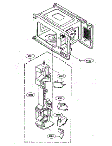 Latch Board parts for Kenmore Microwave 721.64289301 (72164289301, 721 64289301) from AppliancePartsPros.com