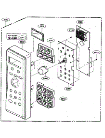Controller Parts parts for Kenmore Microwave 721.64289301 (72164289301, 721 64289301) from AppliancePartsPros.com