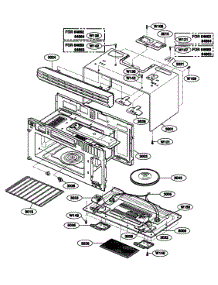 Oven Cavity parts for Kenmore Microwave 721.64662300 (72164662300, 721 64662300) from AppliancePartsPros.com