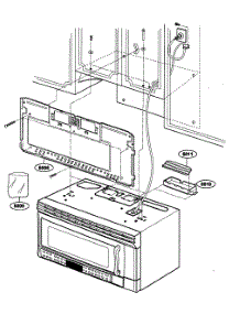 Installation Parts parts for Kenmore Microwave 721.64662300 (72164662300, 721 64662300) from AppliancePartsPros.com