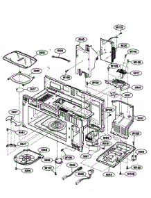 Interior Parts 1 parts for Kenmore Microwave 721.64662300 (72164662300, 721 64662300) from AppliancePartsPros.com