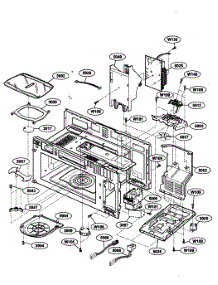 Interior Parts 1 parts for Kenmore Microwave 721.64663300 (72164663300, 721 64663300) from AppliancePartsPros.com