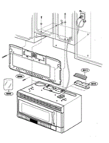 Installation Parts parts for Kenmore Microwave 721.64664300 (72164664300, 721 64664300) from AppliancePartsPros.com