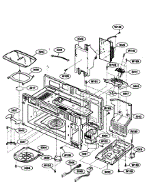 Interior Parts 1 parts for Kenmore Microwave 721.64664300 (72164664300, 721 64664300) from AppliancePartsPros.com