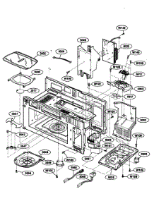 Interior Parts 1 parts for Kenmore Microwave 721.64669300 (72164669300, 721 64669300) from AppliancePartsPros.com