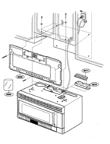 Installation Parts parts for Kenmore Microwave 721.64669300 (72164669300, 721 64669300) from AppliancePartsPros.com