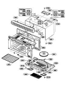 Oven Cavity parts for Kenmore Microwave 721.64669300 (72164669300, 721 64669300) from AppliancePartsPros.com