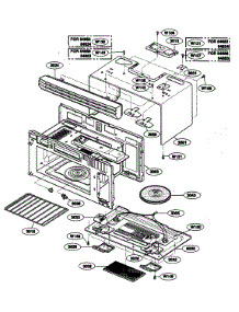 Oven Cavity parts for Kenmore Microwave 721.64682300 (72164682300, 721 64682300) from AppliancePartsPros.com