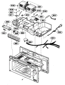 Interior Parts 2 parts for Kenmore Microwave 721.64683300 (72164683300, 721 64683300) from AppliancePartsPros.com