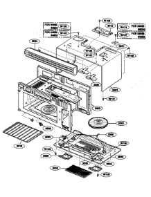 Oven Cavity parts for Kenmore Microwave 721.64683300 (72164683300, 721 64683300) from AppliancePartsPros.com