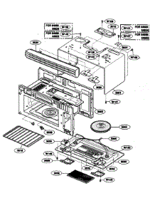 Oven Cavity parts for Kenmore Microwave 721.64684300 (72164684300, 721 64684300) from AppliancePartsPros.com