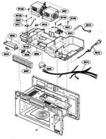 Interior Parts 2 parts for Kenmore Microwave 721.64689300 (72164689300, 721 64689300) from AppliancePartsPros.com
