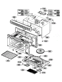 Oven Cavity parts for Kenmore Microwave 721.64689300 (72164689300, 721 64689300) from AppliancePartsPros.com