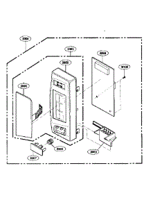 Controller Parts parts for Kenmore Microwave 721.65002400 (72165002400, 721 65002400) from AppliancePartsPros.com