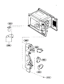 Latch Board Parts parts for Kenmore Microwave 721.65002400 (72165002400, 721 65002400) from AppliancePartsPros.com