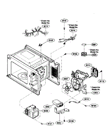 Interior Parts 1 parts for Kenmore Microwave 721.65002400 (72165002400, 721 65002400) from AppliancePartsPros.com
