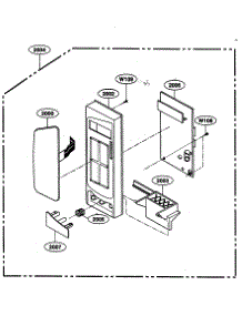 Controller Parts parts for Kenmore Microwave 721.65052400 (72165052400, 721 65052400) from AppliancePartsPros.com