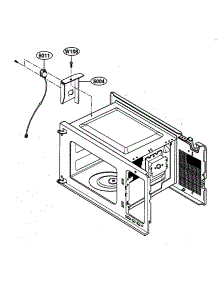 Sensor Parts parts for Kenmore Microwave 721.65222400 (72165222400, 721 65222400) from AppliancePartsPros.com