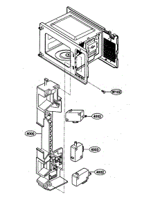 Latch Board Parts parts for Kenmore Microwave 721.65223400 (72165223400, 721 65223400) from AppliancePartsPros.com