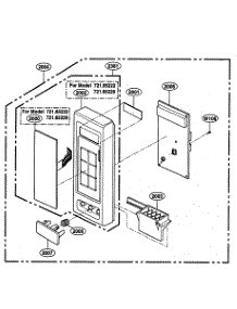 Controller Parts parts for Kenmore Microwave 721.65223400 (72165223400, 721 65223400) from AppliancePartsPros.com