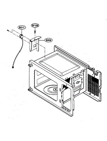 Sensor Parts parts for Kenmore Microwave 721.65223400 (72165223400, 721 65223400) from AppliancePartsPros.com