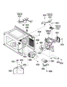 Interior Parts parts for Kenmore Microwave 721.65229401 (72165229401, 721 65229401) from AppliancePartsPros.com