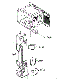 Latch Board parts for Kenmore Microwave 721.65229401 (72165229401, 721 65229401) from AppliancePartsPros.com