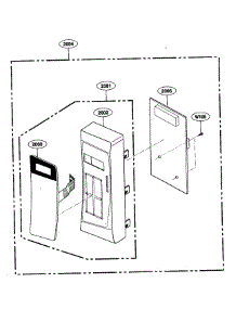 Controller Parts parts for Kenmore Microwave 721.66029500 (72166029500, 721 66029500) from AppliancePartsPros.com