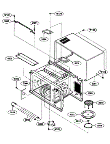Oven Cavity Parts parts for Kenmore Microwave 721.66092500 (72166092500, 721 66092500) from AppliancePartsPros.com