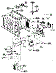 Interior Parts parts for Kenmore Microwave 721.66092500 (72166092500, 721 66092500) from AppliancePartsPros.com