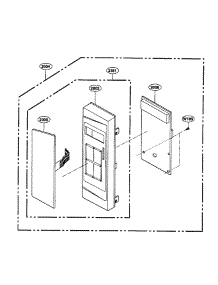 Controller parts for Kenmore Microwave 721.66109500 (72166109500, 721 66109500) from AppliancePartsPros.com