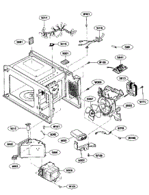 Interior Parts parts for Kenmore Microwave 721.66223500 (72166223500, 721 66223500) from AppliancePartsPros.com