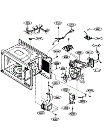 Interior Parts parts for Kenmore Microwave 721.66292500 (72166292500, 721 66292500) from AppliancePartsPros.com