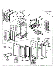 Toaster Parts parts for Kenmore Microwave 721.66292500 (72166292500, 721 66292500) from AppliancePartsPros.com