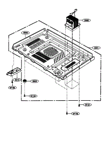 Base Plate Assembly parts for Kenmore Microwave 721.66293500 (72166293500, 721 66293500) from AppliancePartsPros.com