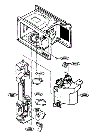 Board, Latch / Duct parts for Kenmore Microwave 721.66293500 (72166293500, 721 66293500) from AppliancePartsPros.com