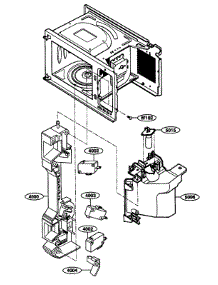 Latch Board Parts parts for Kenmore Microwave 721.66299500 (72166299500, 721 66299500) from AppliancePartsPros.com