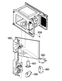 Latch Board Parts parts for Kenmore Microwave 721.66312500 (72166312500, 721 66312500) from AppliancePartsPros.com