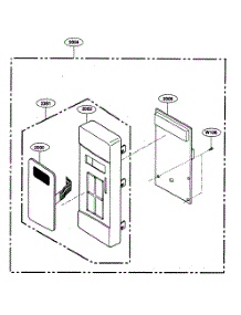 Control Panel Parts parts for Kenmore Microwave 721.66319500 (72166319500, 721 66319500) from AppliancePartsPros.com