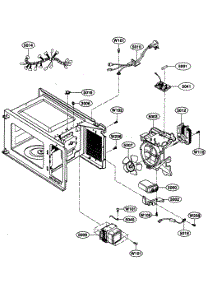 Interior Parts parts for Kenmore Microwave 721.66319500 (72166319500, 721 66319500) from AppliancePartsPros.com