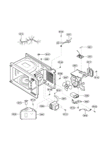 Interior Parts parts for Kenmore Microwave 721.66339800 (72166339800, 721 66339800) from AppliancePartsPros.com